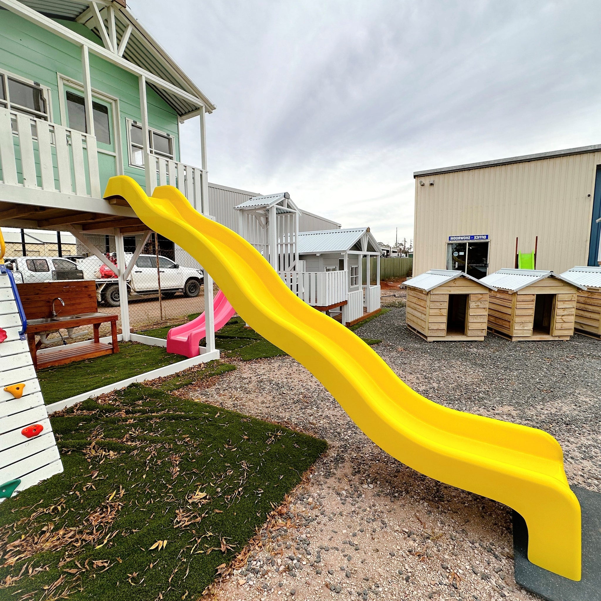 4.5m Fibreglass Wave Slide (2.1m platform height)