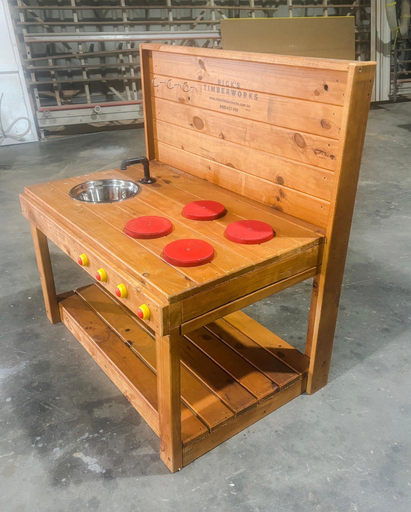 Mud Kitchen Classic - with Stainless Steel Bowl