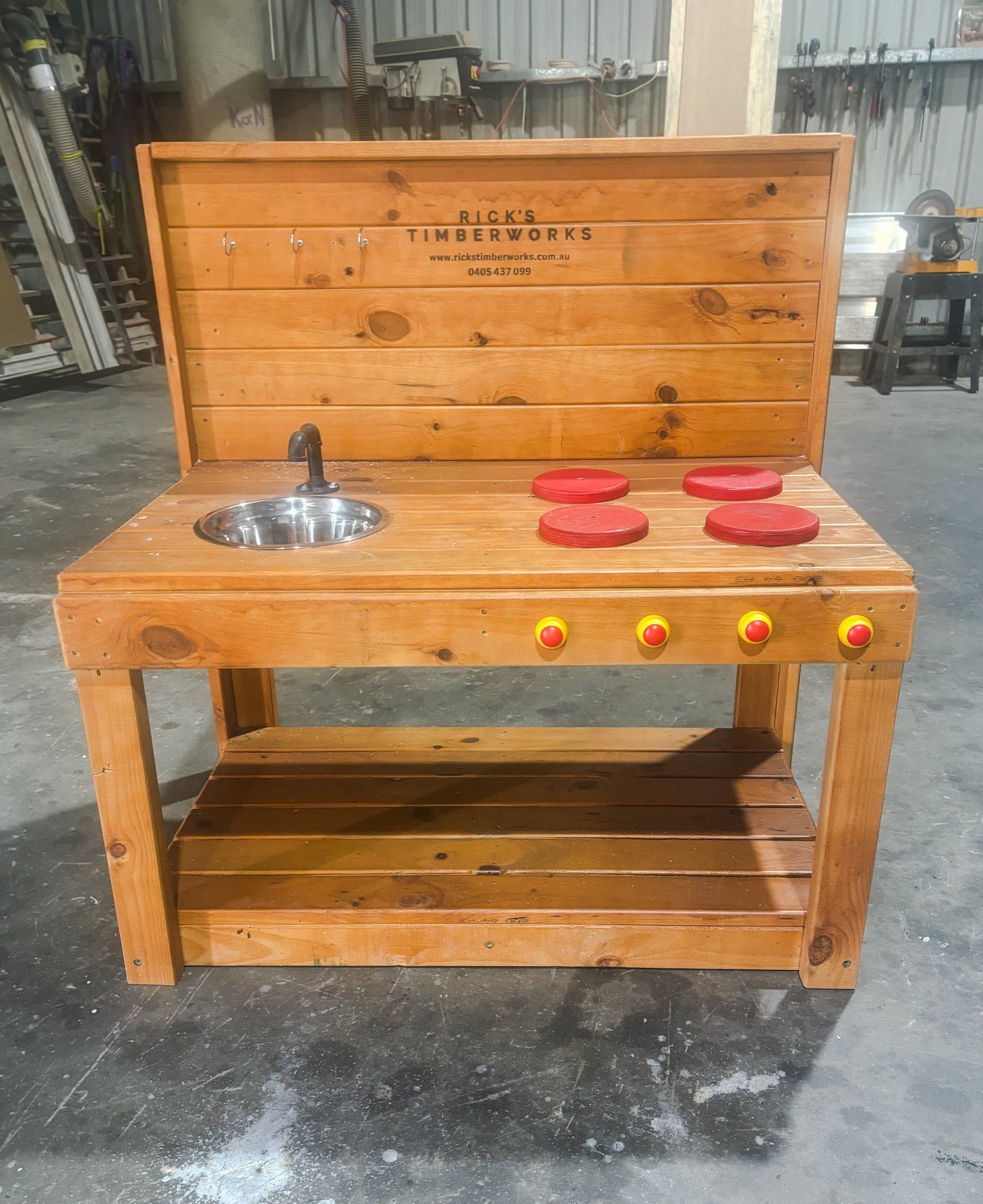 Mud Kitchen Classic - with Stainless Steel Bowl
