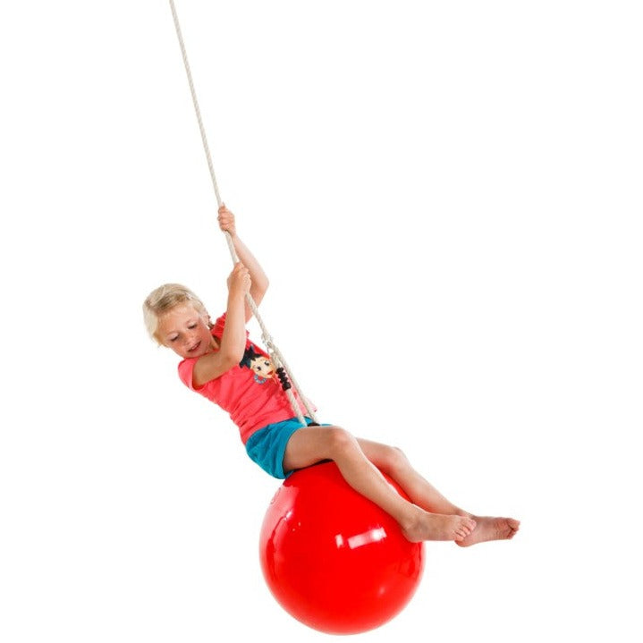 Buoy Ball LARGE - 51cm Swing with Adjustable Rope - Red