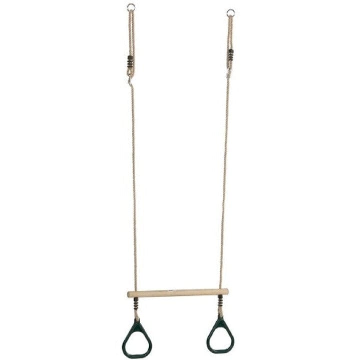 Trapeze with Plastic Rings GREEN