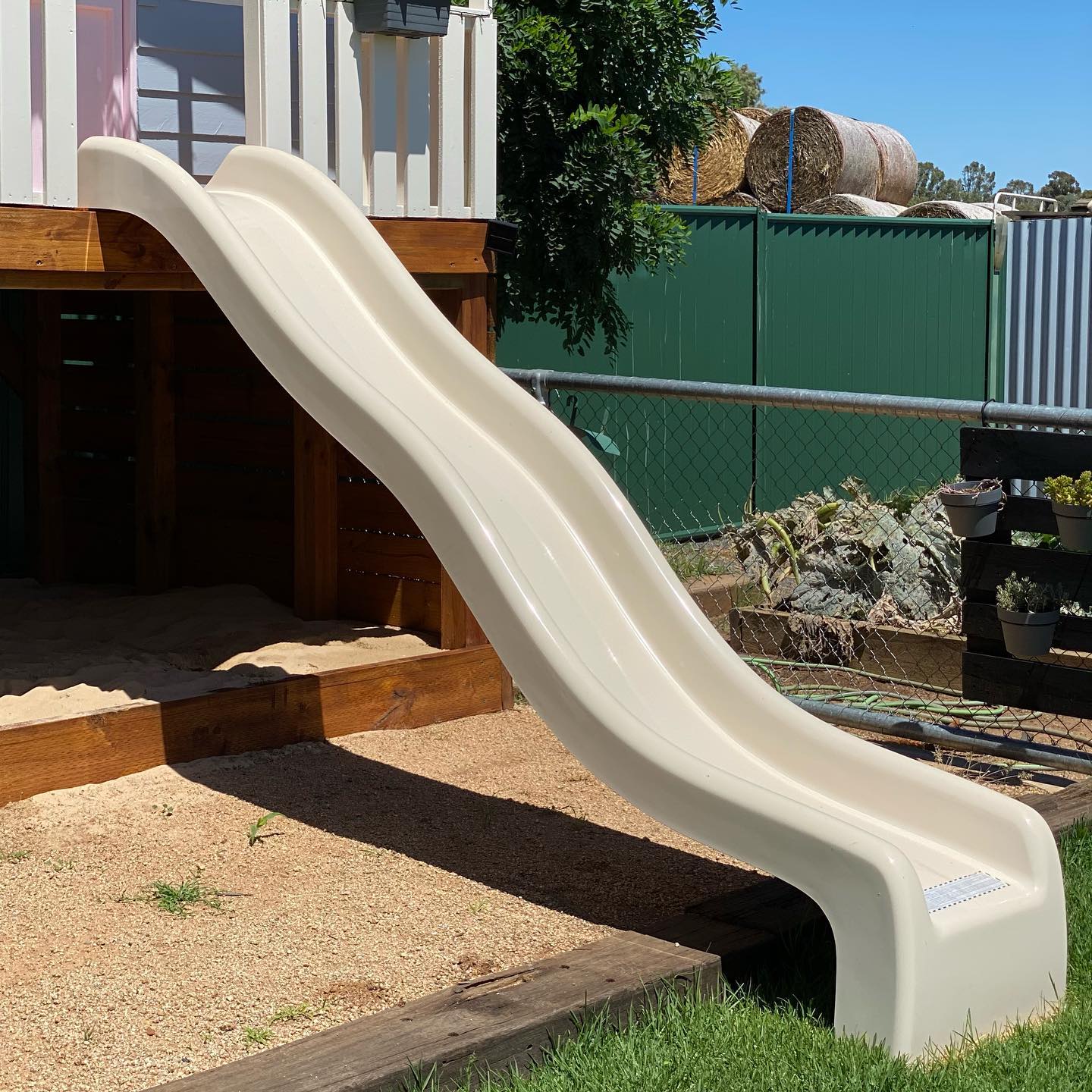 3.1m Fibreglass Wave Slide (1.5m platform height)