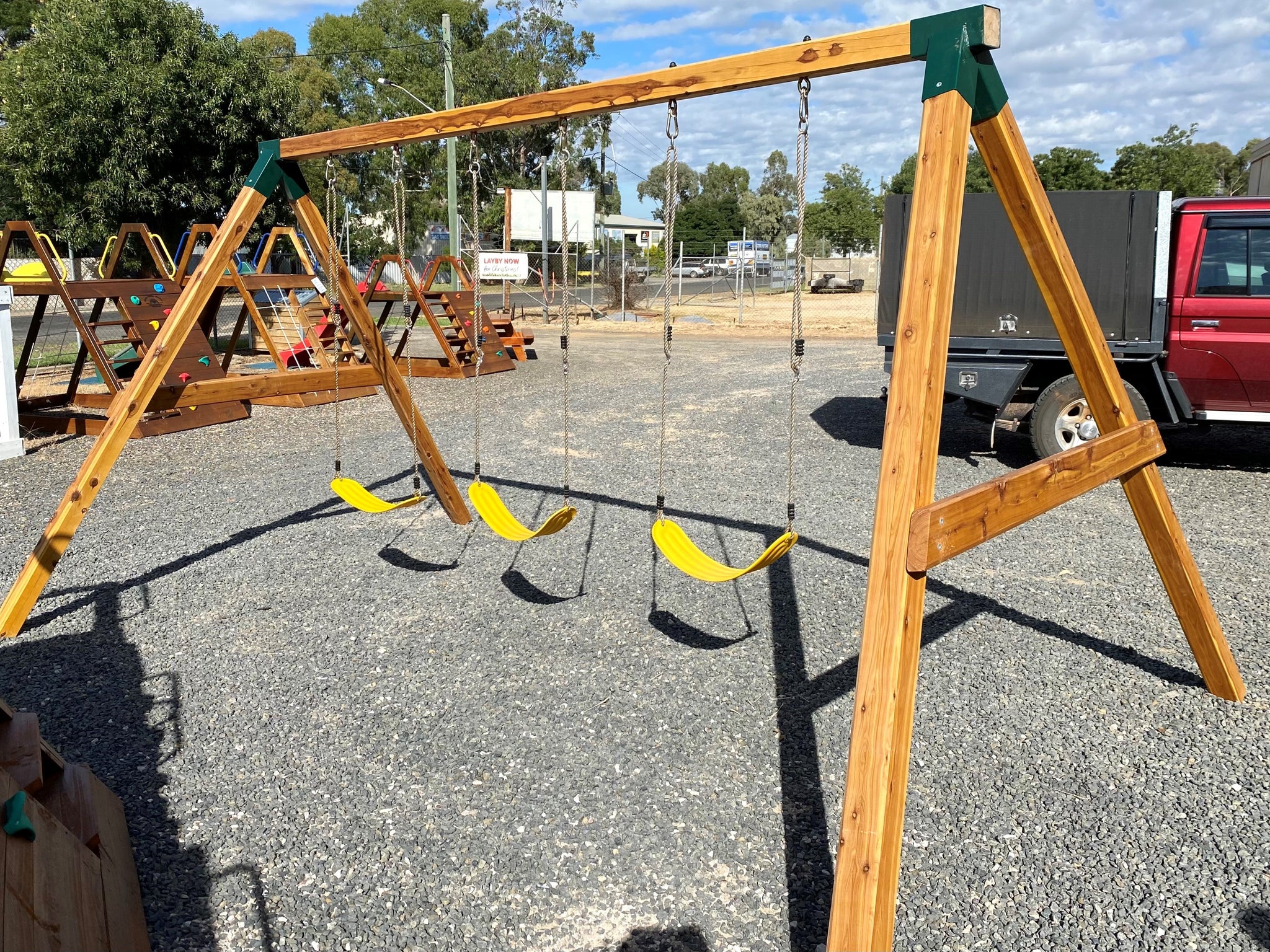 Triple Swing Set