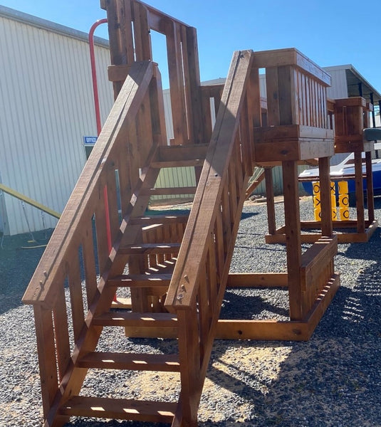 Double Play Fort with Fibreglass Slide