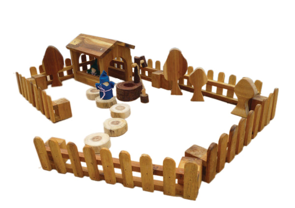 Wooden Fence- 4 pcs