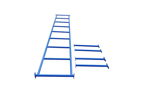 Monkey Bars BLUE With Step Rails