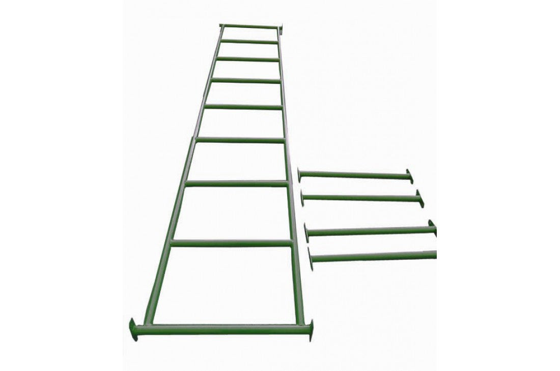 Monkey Bars GREEN With Step Rails