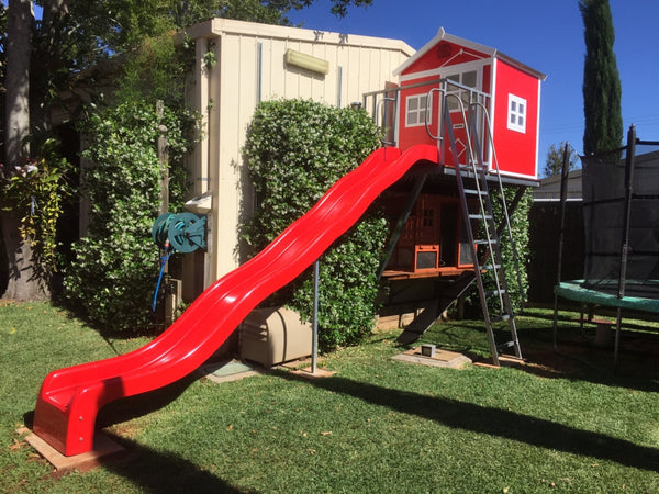 4.5m Fibreglass Wave Slide (2.1m platform height)