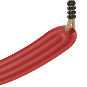 Strap Seat Moulded Ribbed RED With Adjustable Ropes
