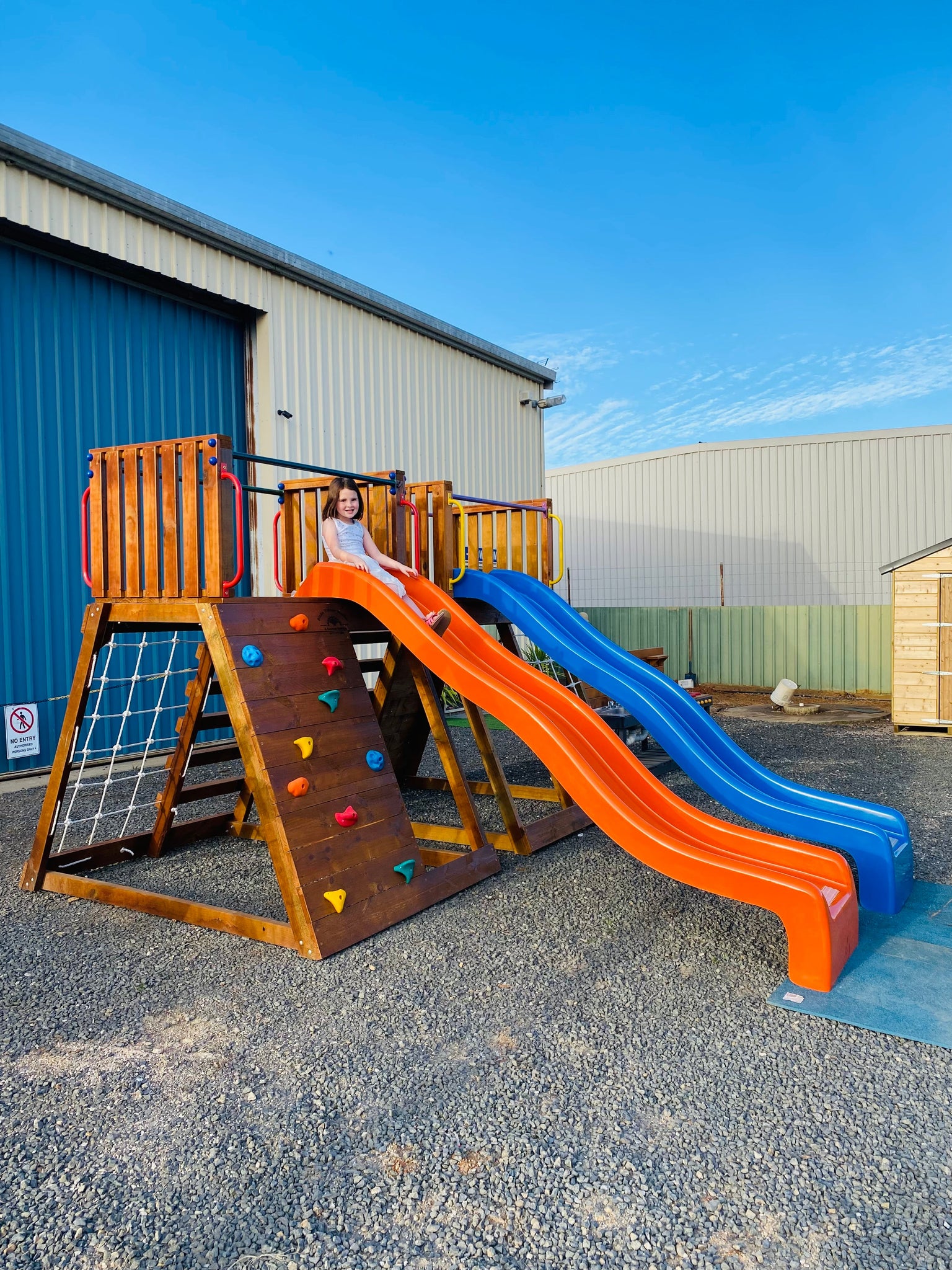 Jumbo Climb & Slide-Fibreglass Slide 3.1m Slide